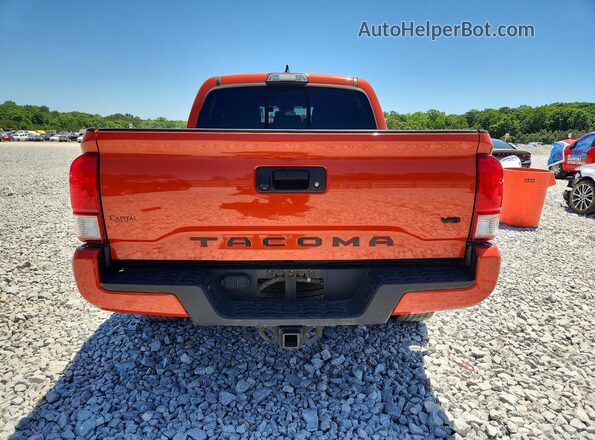 5TFCZ5AN7GX010973 2016 TOYOTA TACOMA Orange უკანა ხედი