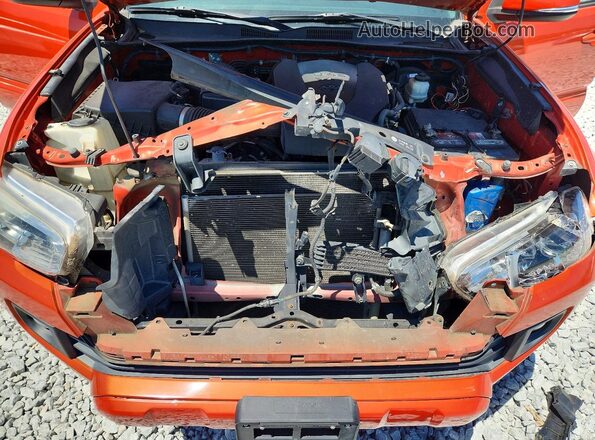 5TFCZ5AN7GX010973 2016 TOYOTA TACOMA Orange უკანა სალონის ხედი