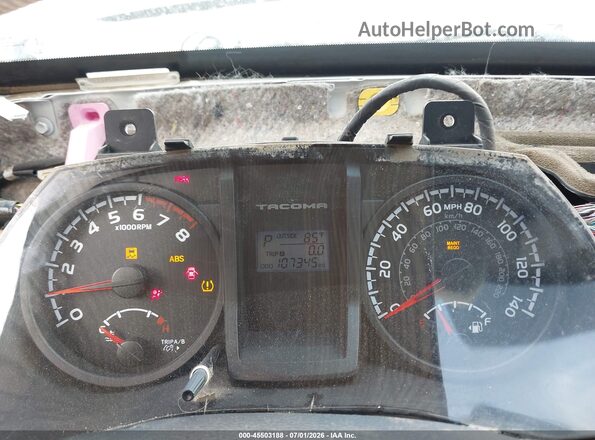 5TFCZ5AN7HX064338 2017 TOYOTA TACOMA Белый Вид задних сидений