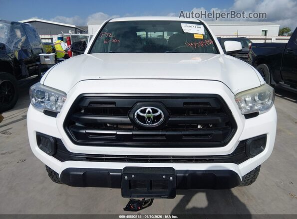 5TFCZ5AN7HX064338 2017 TOYOTA TACOMA Белый Вид задней части салона