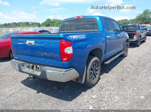 5TFDW5F10GX530791 2016 TOYOTA TUNDRA Blue Задня права чверть