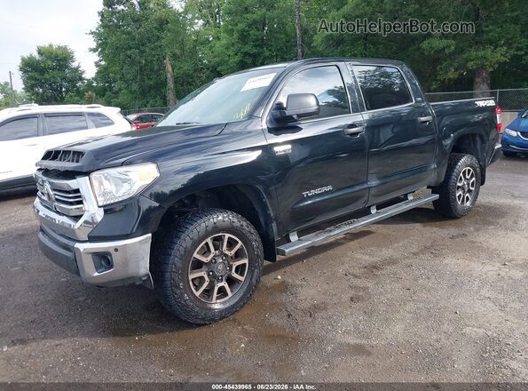 5TFDW5F10GX546022 2016 TOYOTA TUNDRA Black წინა მარცხენა ხედი სამი მეოთხედიდან