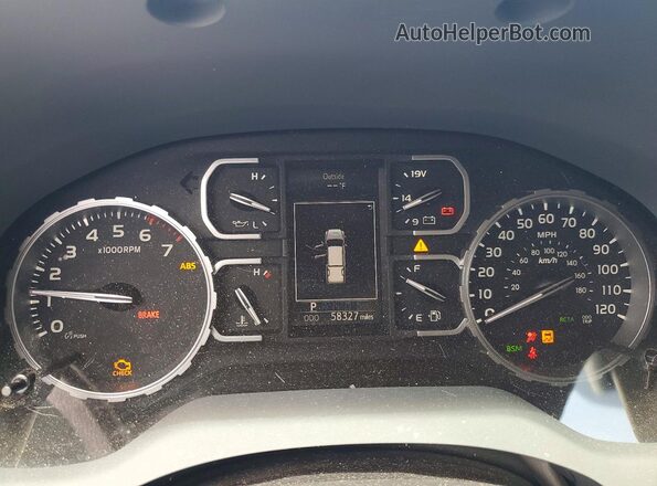 5TFDW5F10JX708013 2018 TOYOTA TUNDRA Blue ხელსაწყოთა პანელის ხედი