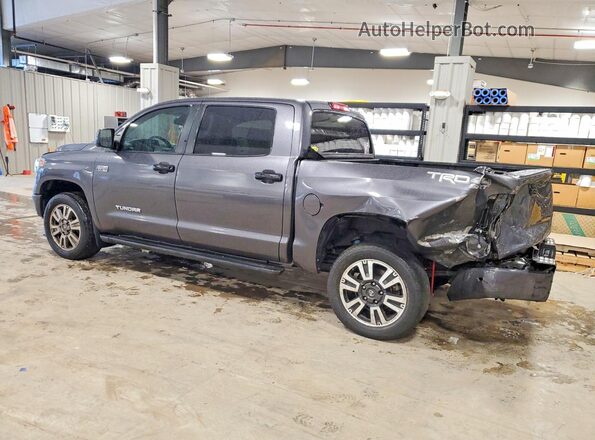 5TFDW5F10JX758409 2018 TOYOTA TUNDRA Gray Rear left