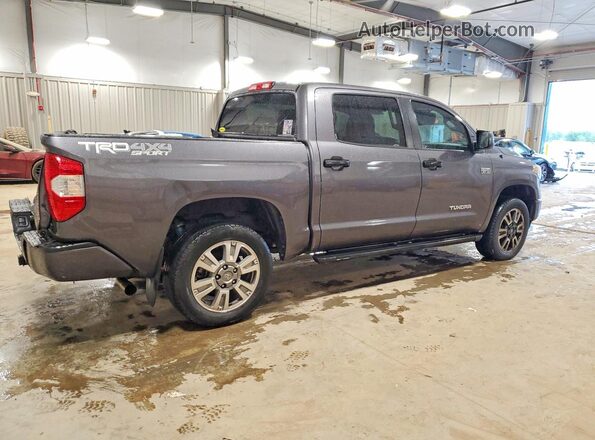 5TFDW5F10JX758409 2018 TOYOTA TUNDRA Gray Rear right