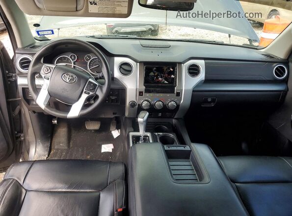 5TFDW5F14GX544418 2016 TOYOTA TUNDRA Gray Dashboard view