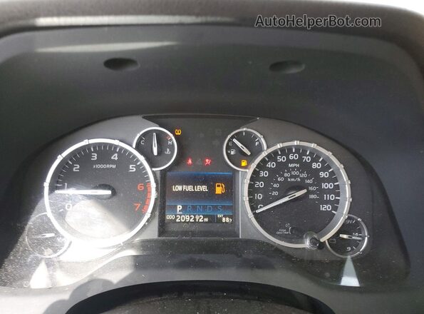 5TFDW5F14GX544418 2016 TOYOTA TUNDRA Gray Instrument cluster view