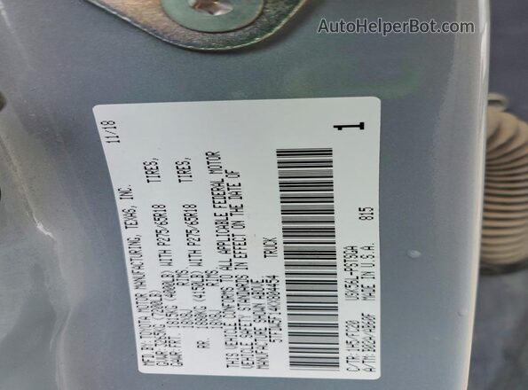 5TFDW5F14KX804454 2019 TOYOTA TUNDRA Серый Вид подкапотного пространства