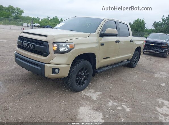 5TFDW5F15GX525697 2016 TOYOTA TUNDRA Tan Vista tres cuartos delantera izquierda