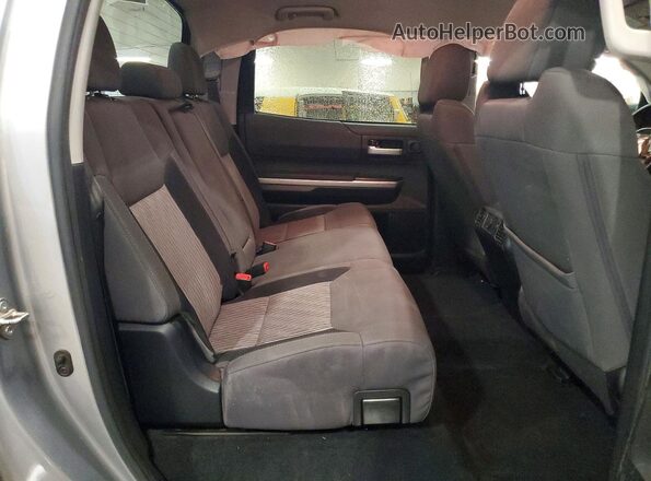 5TFDW5F17HX647429 2017 TOYOTA TUNDRA Silver Rear seats view