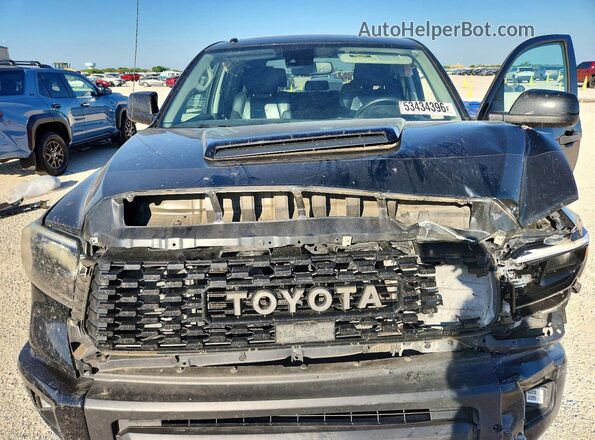 5TFDY5F10KX808074 2019 TOYOTA TUNDRA Black Вид задньої частини салону