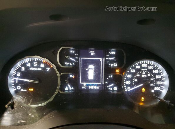 5TFDY5F11JX731729 2018 TOYOTA TUNDRA Gray Vista del cuadro de instrumentos