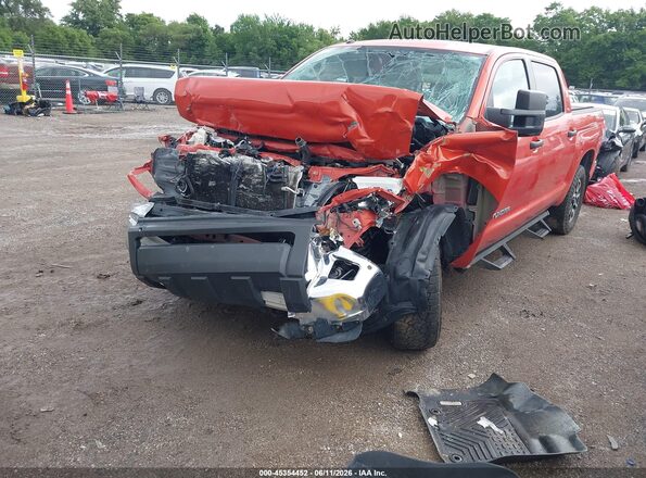 5TFDY5F11JX732959 2018 TOYOTA TUNDRA Orange Przód lewy