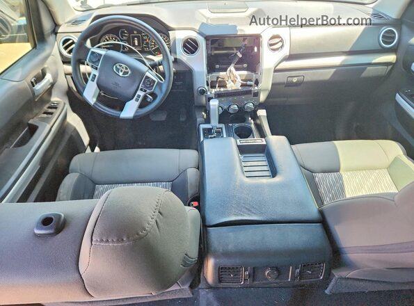 5TFDY5F11KX807628 2019 TOYOTA TUNDRA Black Vista del salpicadero