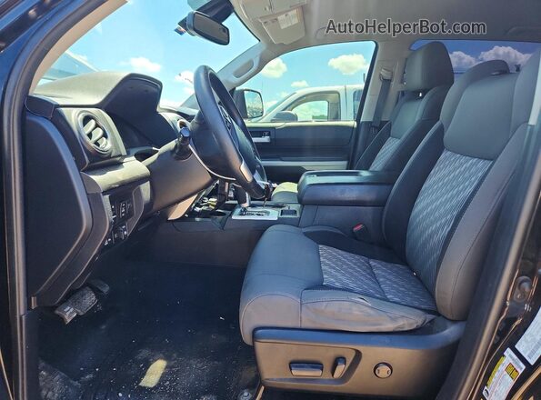 5TFDY5F11KX807628 2019 TOYOTA TUNDRA Black Vista interior delantera