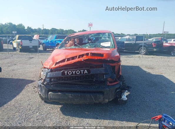 5TFDY5F13HX611215 2017 TOYOTA TUNDRA Orange Vista del cuadro de instrumentos