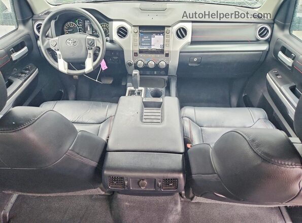 5TFDY5F13KX852084 2019 TOYOTA TUNDRA Black Dashboard view
