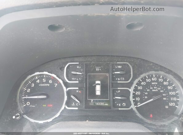 5TFDY5F13LX882882 2020 TOYOTA TUNDRA Black უკანა სავარძლების ხედი
