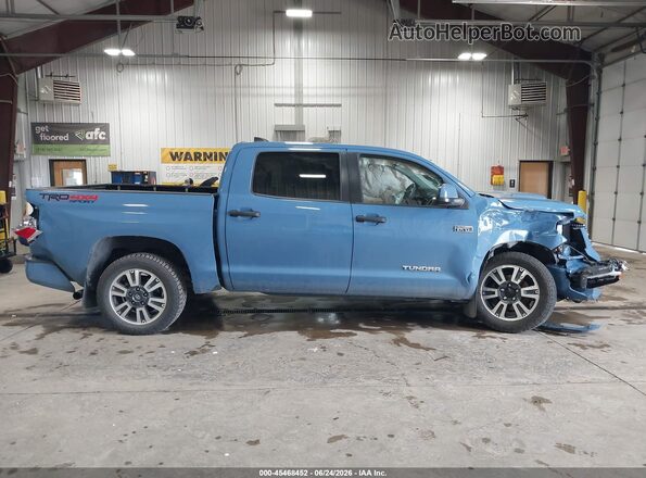 5TFDY5F15LX876646 2020 TOYOTA TUNDRA Blue Rear interior view