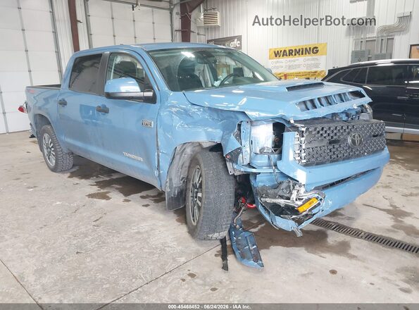 5TFDY5F15LX876646 2020 TOYOTA TUNDRA Blue Front view