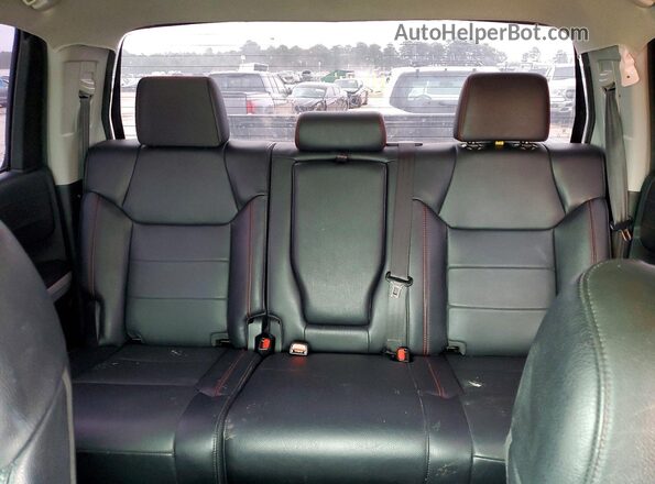 5TFDY5F16KX823047 2019 TOYOTA TUNDRA Black Vista de los asientos traseros