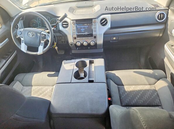 5TFDY5F17KX790740 2019 TOYOTA TUNDRA Silver Առջևի վահանակի տեսք