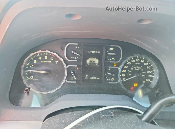 5TFDY5F17KX790740 2019 TOYOTA TUNDRA Silver Սարքավորումների վահանակի տեսք