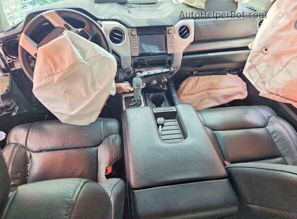 5TFDY5F18KX837984 2019 TOYOTA TUNDRA White Dashboard view