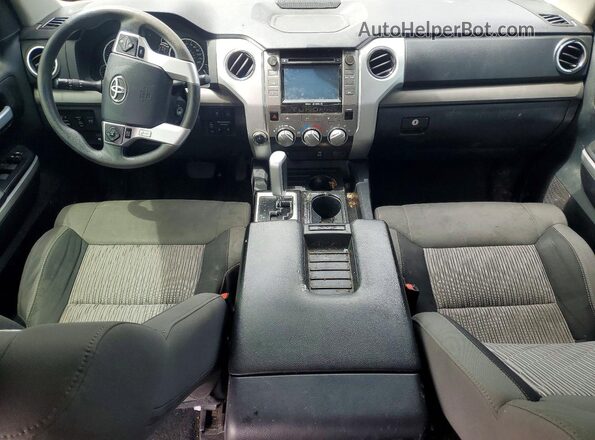 5TFDY5F19HX610313 2017 TOYOTA TUNDRA Gray Dashboard view