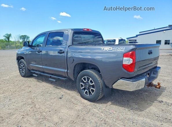 5TFDY5F19JX685079 2018 TOYOTA TUNDRA Gray Trasero izquierdo