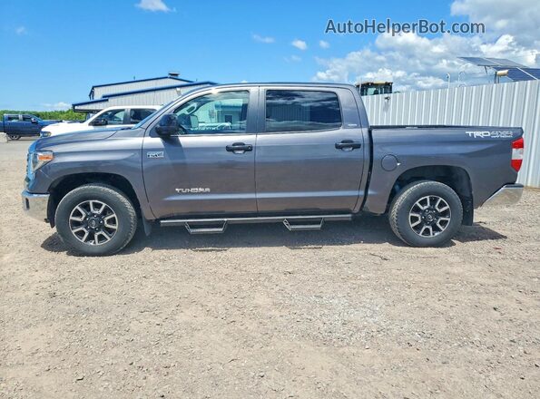 5TFDY5F19JX685079 2018 TOYOTA TUNDRA Gray Vista del compartimento del motor
