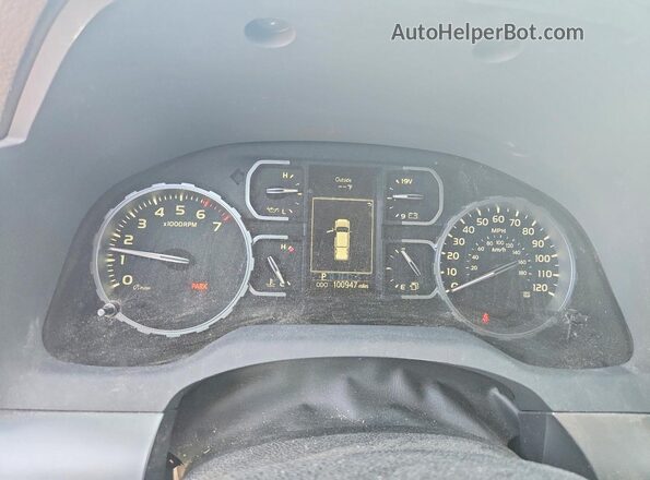 5TFDY5F19MX005539 2021 TOYOTA TUNDRA White Вид щитка приладів