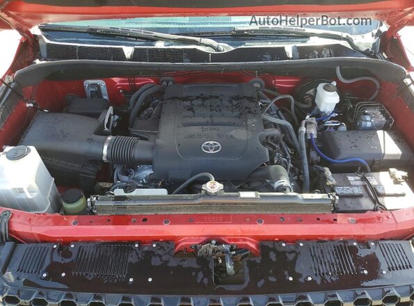 5TFDY5F19MX967579 2021 TOYOTA TUNDRA Red Widok wnętrza z tyłu