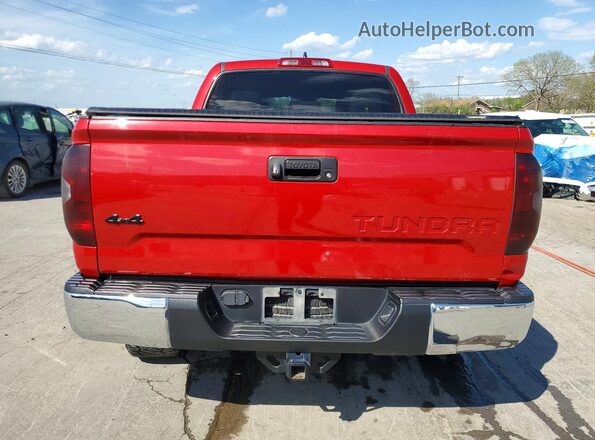 5TFDY5F19MX967579 2021 TOYOTA TUNDRA Red Widok z tyłu