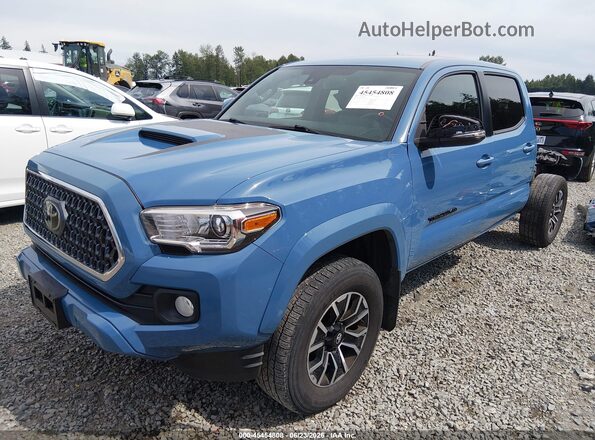 5TFDZ5BN0KX043227 2019 TOYOTA TACOMA Blue Przód lewy