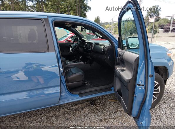 5TFDZ5BN0KX043227 2019 TOYOTA TACOMA Blue Widok wnętrza z przodu