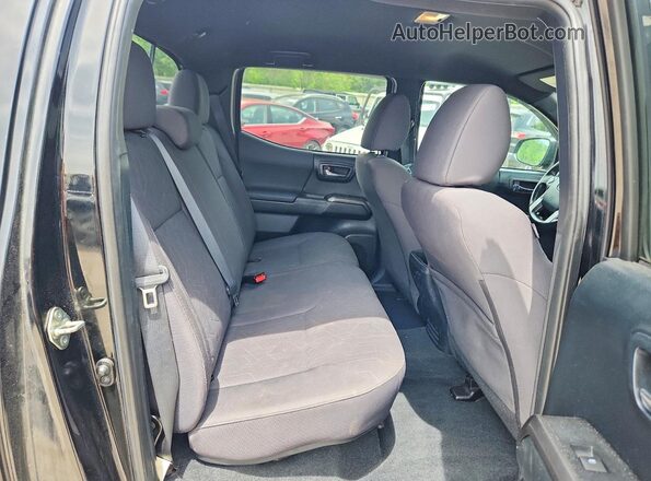 5TFDZ5BN4HX015486 2017 TOYOTA TACOMA Black Rear seats view