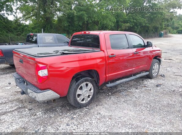 5TFEM5F13KX137323 2019 TOYOTA TUNDRA Red Задня права чверть
