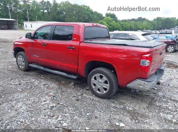 5TFEM5F13KX137323 2019 TOYOTA TUNDRA Red Задня ліва чверть