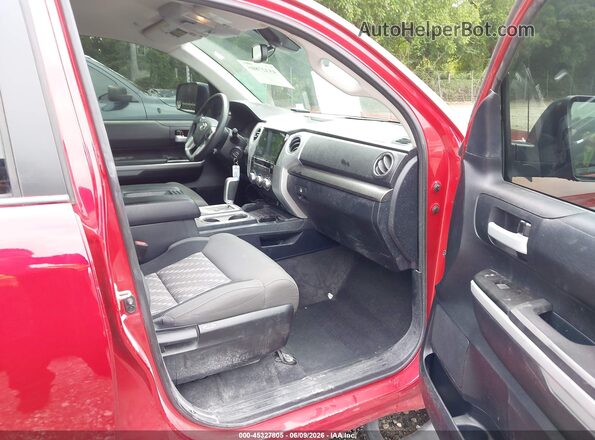 5TFEM5F13KX137323 2019 TOYOTA TUNDRA Red Вид салону спереду