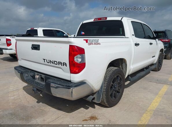5TFEM5F14KX144605 2019 TOYOTA TUNDRA Белый Задняя правая четверть