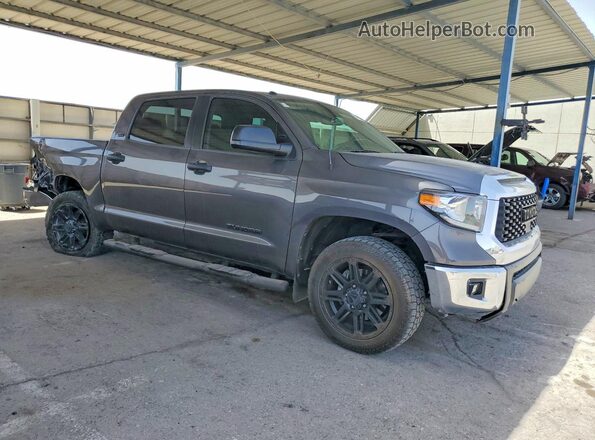 5TFEM5F17KX136482 2019 TOYOTA TUNDRA Gray Przód prawy