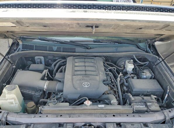 5TFEM5F17KX136482 2019 TOYOTA TUNDRA Gray Widok wnętrza z tyłu