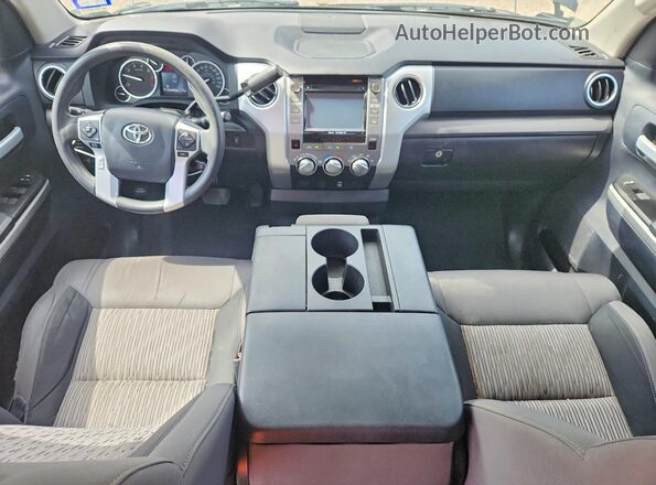 5TFEM5F1XGX102057 2016 TOYOTA TUNDRA Black წინა პანელის ხედი