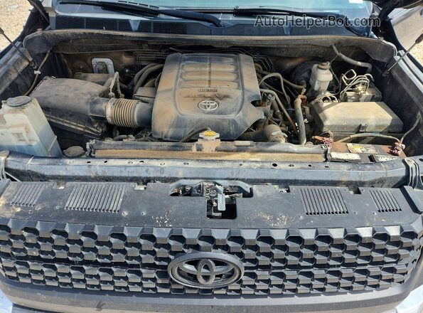 5TFEM5F1XGX102057 2016 TOYOTA TUNDRA Black უკანა სალონის ხედი