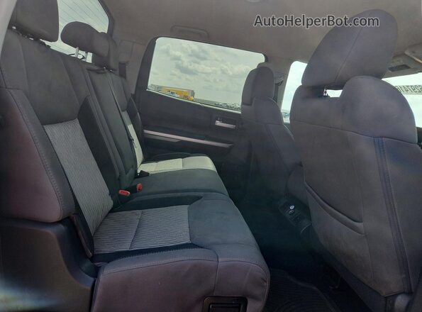 5TFEM5F1XGX102057 2016 TOYOTA TUNDRA Black უკანა სავარძლების ხედი