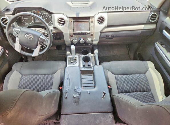 5TFEW5F15HX224840 2017 TOYOTA TUNDRA Gray Dashboard view
