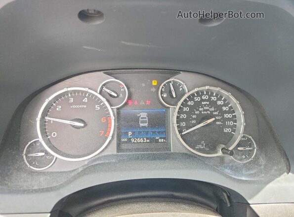5TFEW5F15HX224840 2017 TOYOTA TUNDRA Gray Instrument cluster view