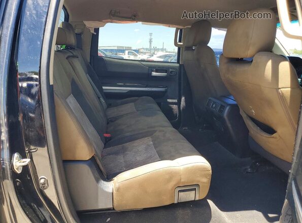 5TFEW5F18GX192707 2016 TOYOTA TUNDRA Черный Вид задних сидений