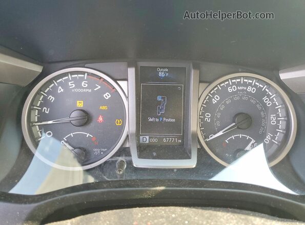 5TFEZ5CN2GX017593 2016 TOYOTA TACOMA Серый 